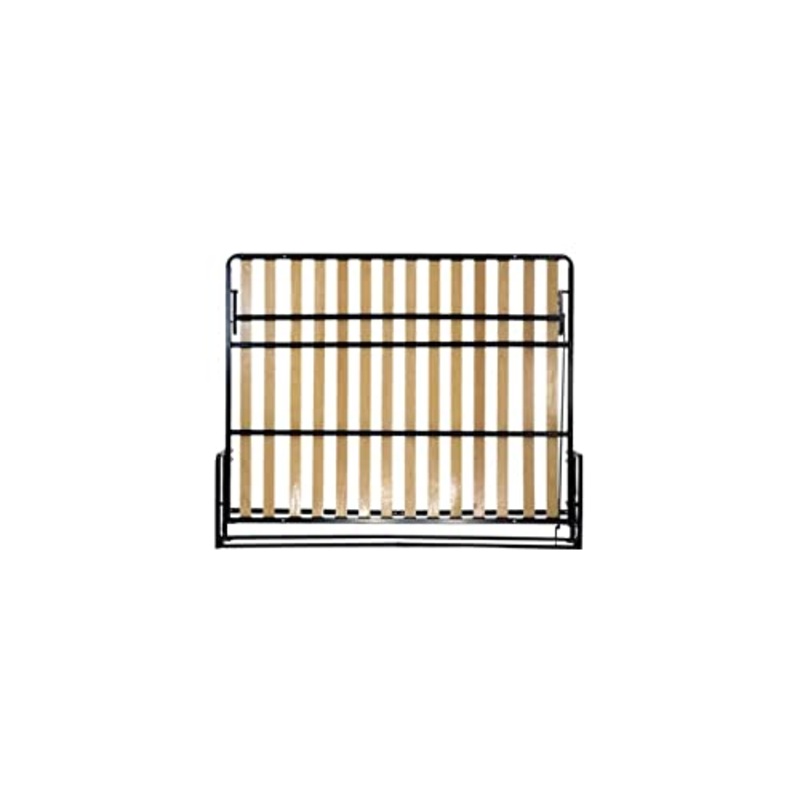 Letto a Scomparsa – Extra-grande orizzontale 160cm x 200cm (Letto Estraibile, Letto Ribaltabile, Letto Richiudibile, Letto a muro)