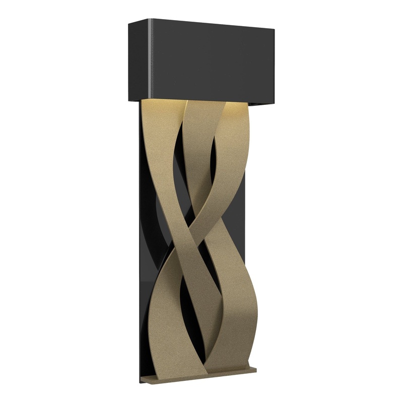 Tress Small LED Sconce Ink Soft Gold