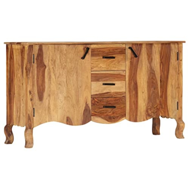 vidaXL Credenza 145x40x80 cm in Legno Massello di Sheesham