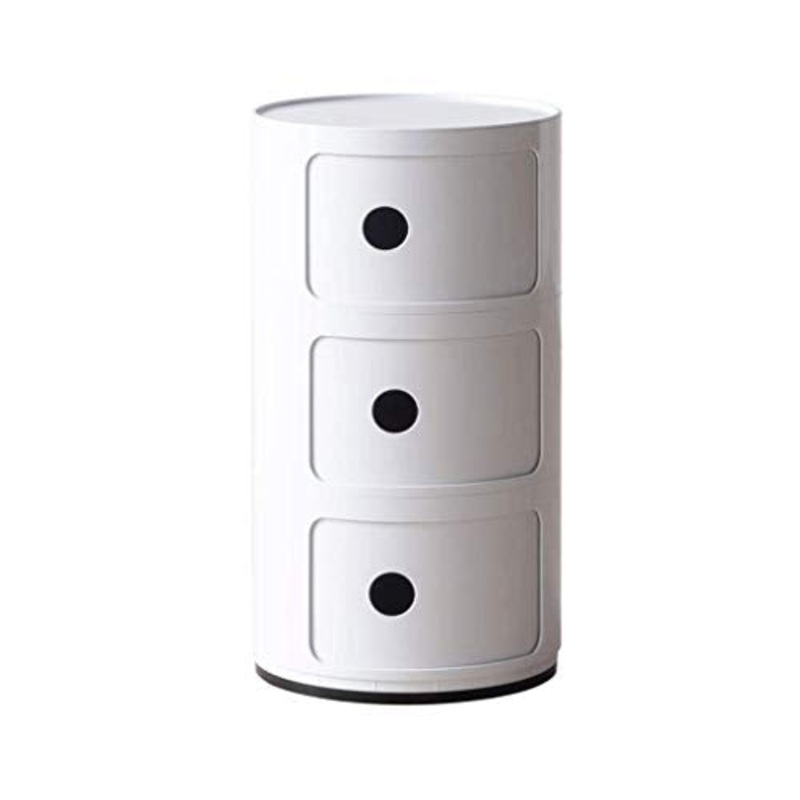 YWSZJ Comodino A 3 Cassetti, Comodino Mobili, Olio Leggero Serbatoio Design, Governo del Cassetto con Governo di Immagazzinaggio,