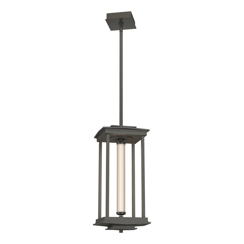 Athena 1-Light Medium LED Lantern Dark Smoke