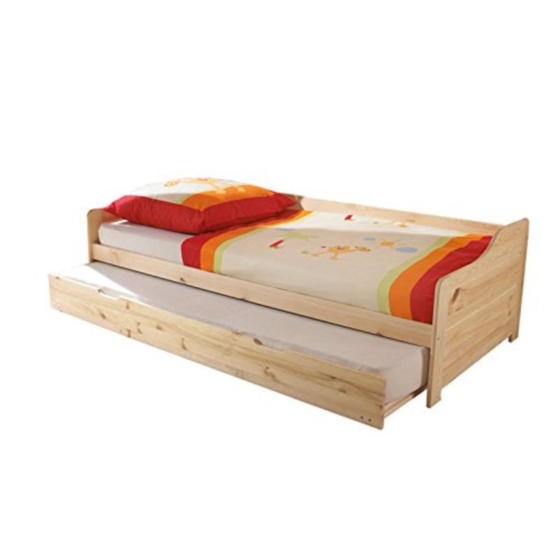 AVANTI TRENDSTORE – Letto con Funzione Estraibile in Legno di Pino Massiccio, ca. 204x60x98 cm