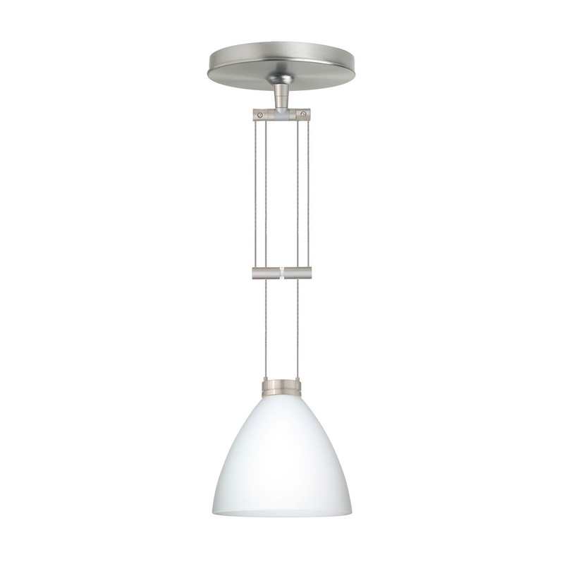 Besa 1XA-177907-SN Mia One Light Pendant Satin Nickel