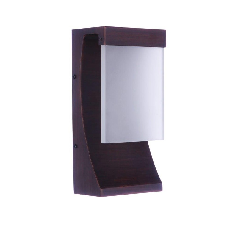Craftmade ZA5804-ABZ-LED Vault LED Outdoor Wall Lantern Aged Bronze Brushed
