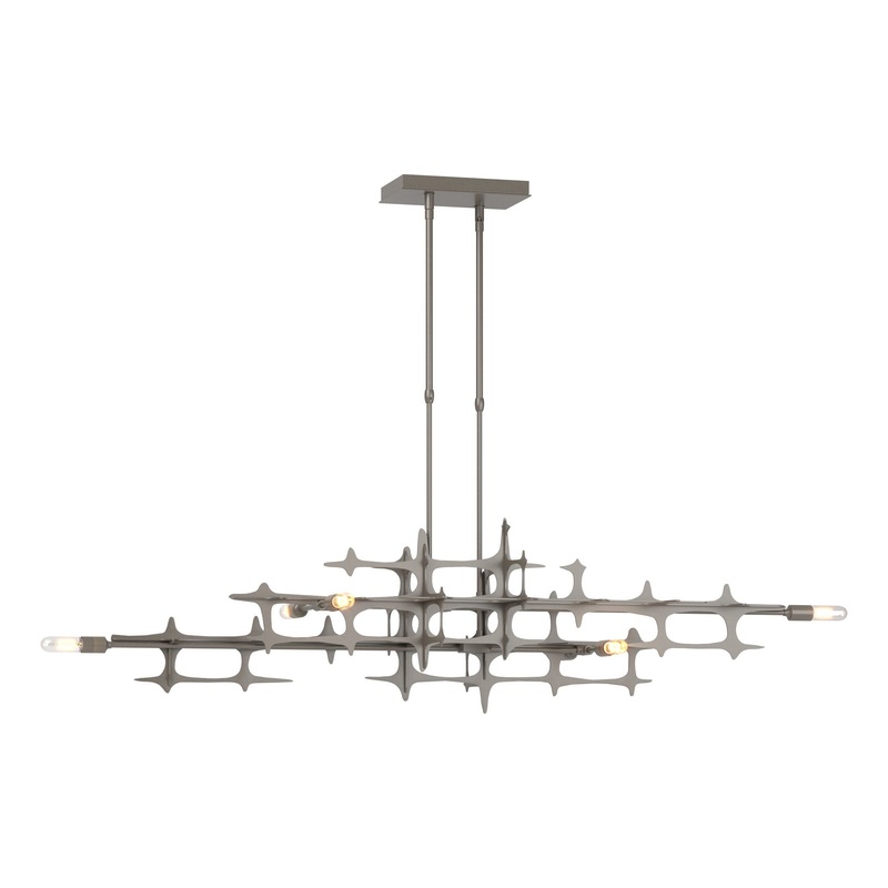 Grid Pendant Dark Smoke