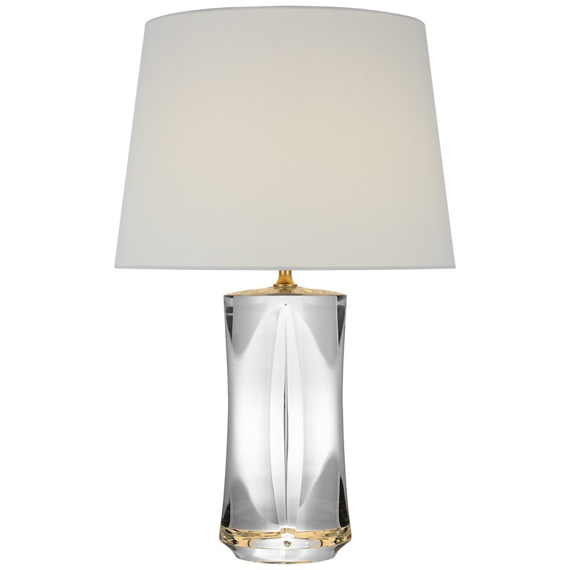LED Table Lamp from the Figlia Collection in Crystal Finish by Visual Comfort Signature