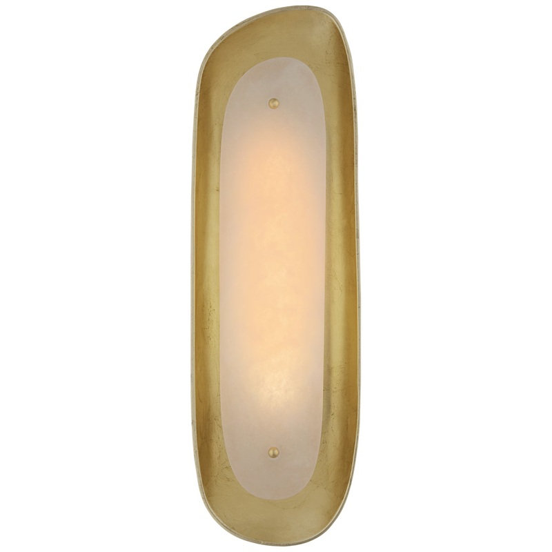 LED Wall Sconce from the Samos Collection in Gild Finish by Visual Comfort Signature