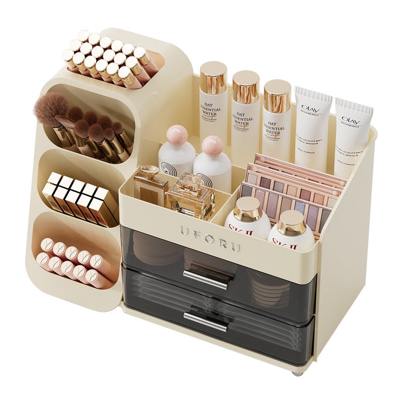 Spacious Cosmetic Organizer – Multi-Functional Vanity Storage for Lipsticks & Skincare (35x19x25cm)