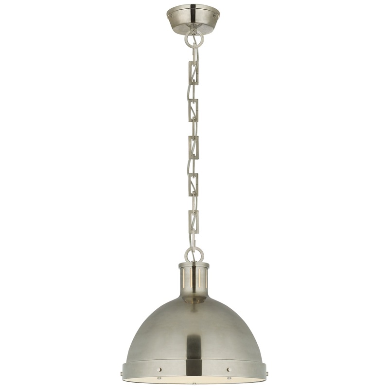 Two Light Pendant from the Hicks Collection in Antique Nickel Finish by Visual Comfort Signature