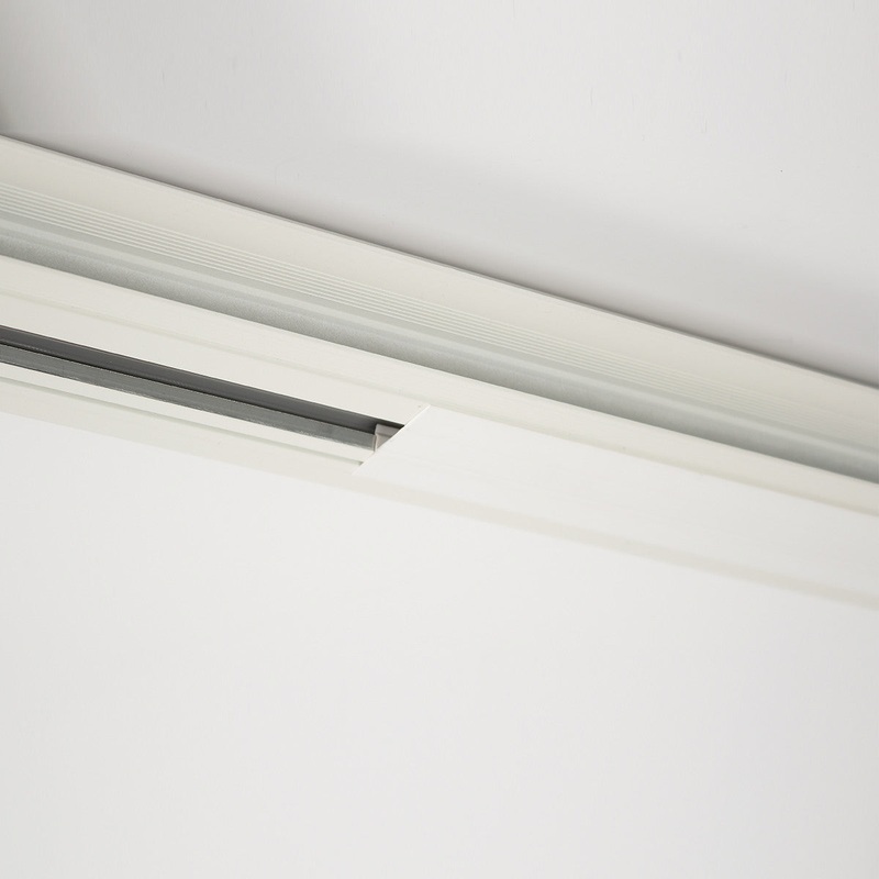 W 8Ft Track Cover in White Finish by W.A.C. Lighting