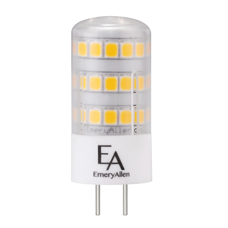 4 Watt GY6.35 425  Lumens, Gy6.35 Bi Pin base, 12 Volt Light Bulb by Emery Allen