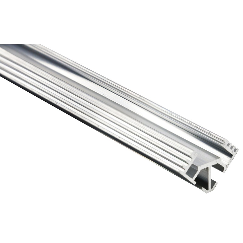 American Lighting EE45-AAFR-1M Economy Extrusion 45 Deg Anod