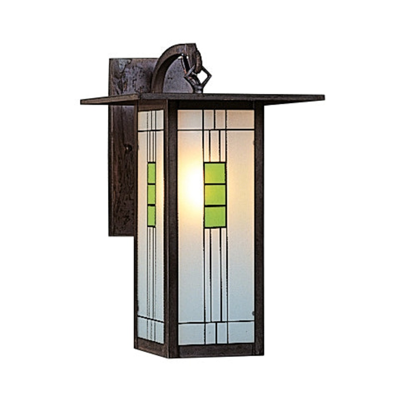 Arroyo FB-9LG-MB Franklin One Light Wall Mount Mission Brown