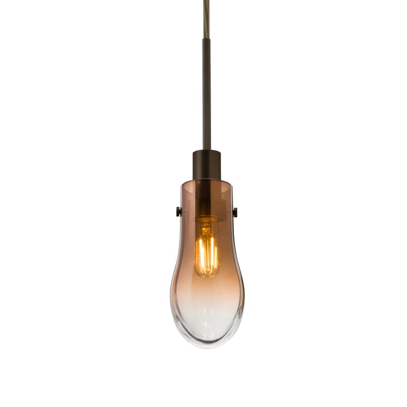 Besa J-WISHAM-EDIL-BR Wish One Light Pendant Bronze