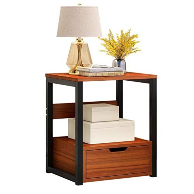 Comodino Mini Semplice e Moderno, Camera da Letto Economica, deposito Semplice, Piccolo Armadio, carico 300 kg-50x35x40 cm FANJIANI