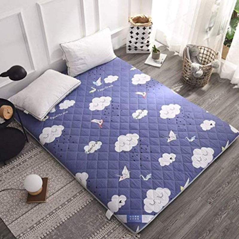 huan Futon Giapponese Materasso futon-Pieghevole Tatami Piano Materasso con Anti-acaro Tessuto, Adatto for la casa da Letto Tatami Tappetino (Colore : B, Size : 120x200cm)