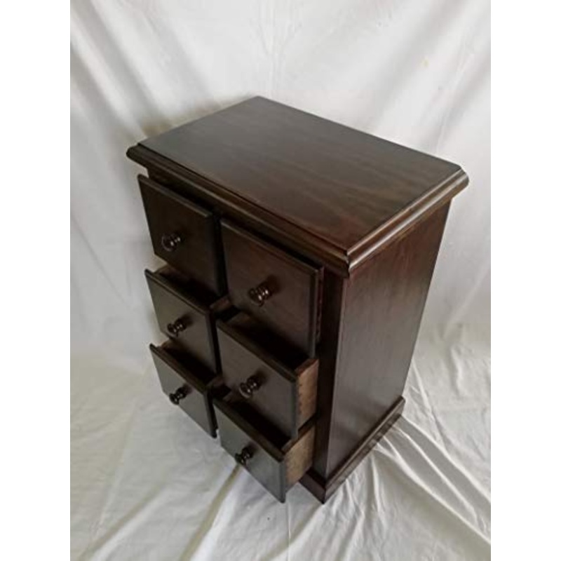 La IBERICA – Com in legno con 6 cassetti in legno