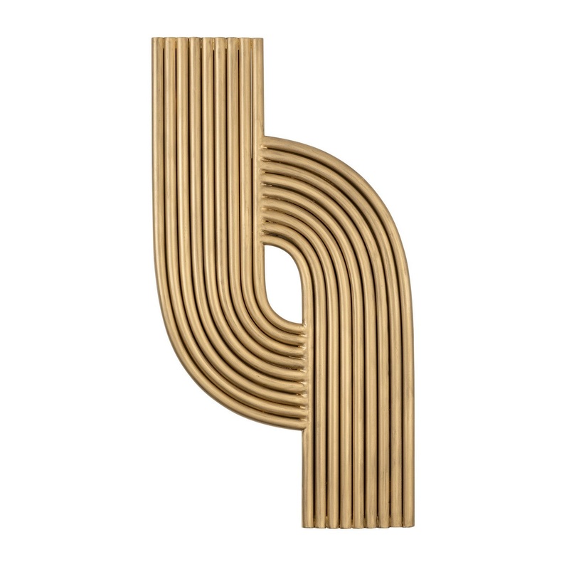 Wall Art from the Bauhaus Eye Collection in Havana Gold Finish by Varaluz