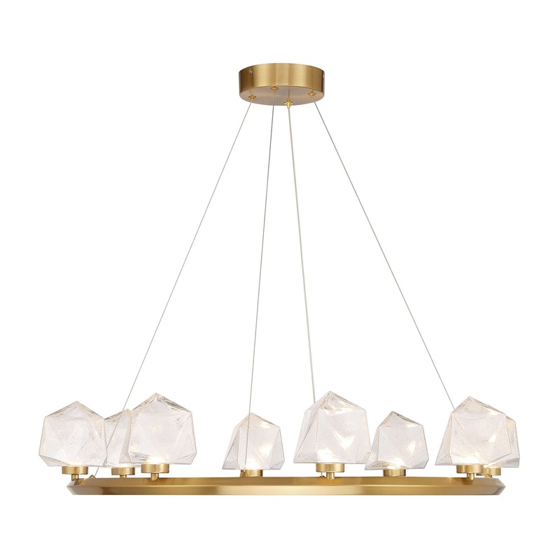 Castello 8-Light Chandelier Warm Brass