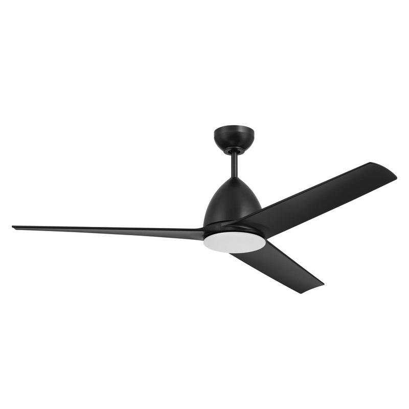 Craftmade NTO54FB3 Nitro 54″Ceiling Fan Flat Black