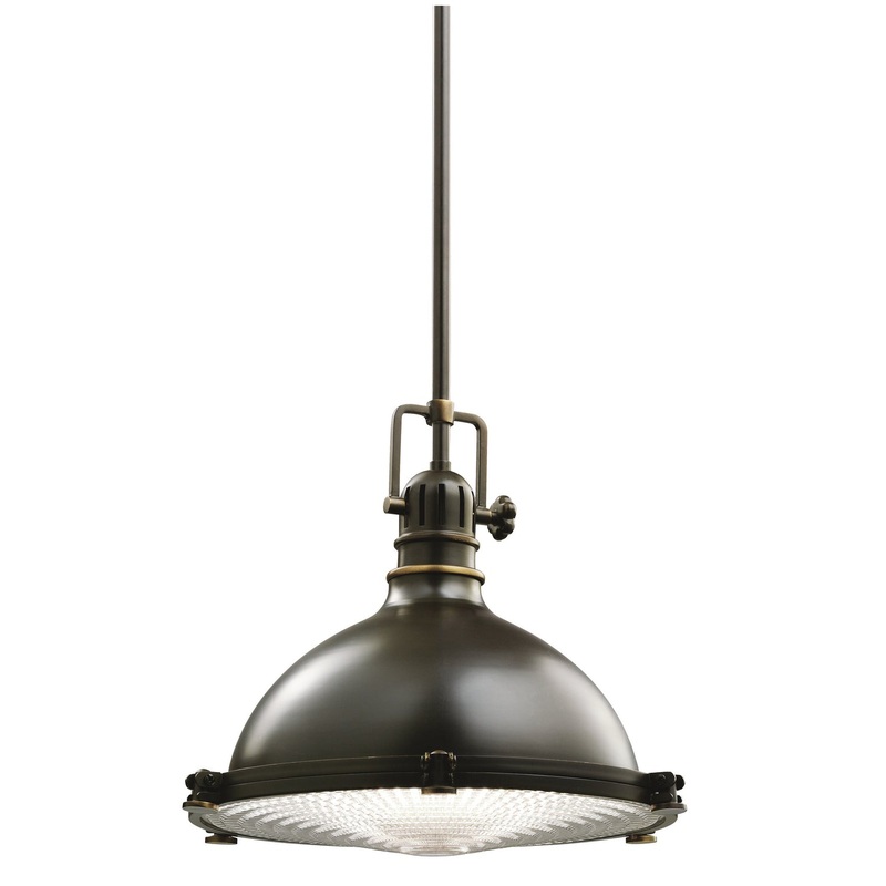 Kichler 2666OZ One Light Pendant, Olde Bronze