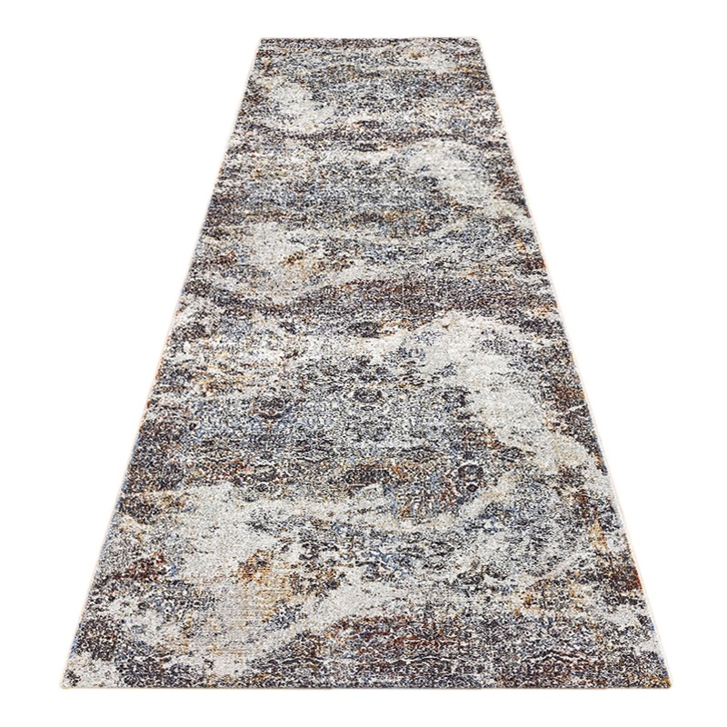 Luxe Vintage Textured Rug – Light Grey – 240×330