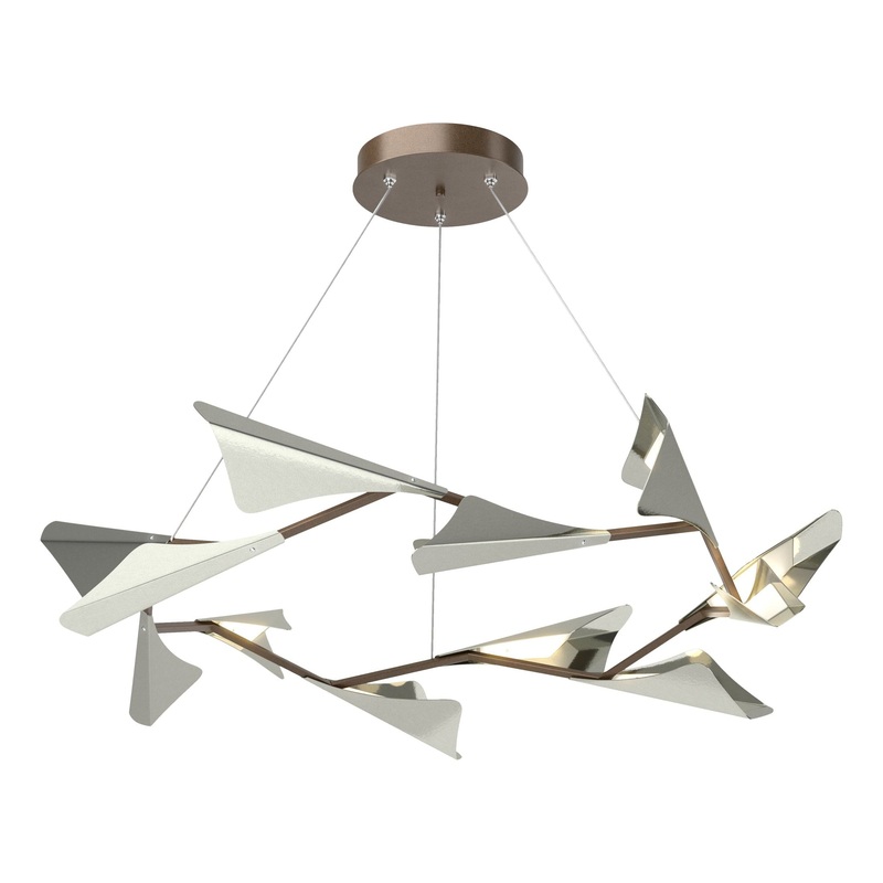 Plume 12-Light LED Pendant Bronze Sterling