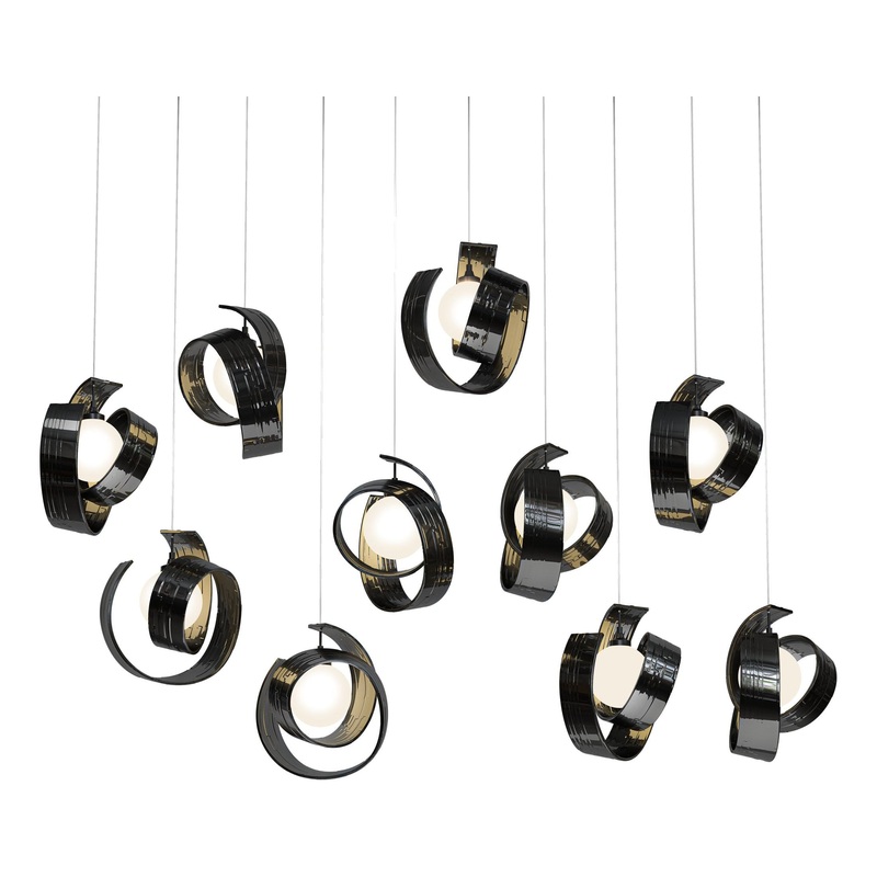 Riza 10-Light Pendant Ink