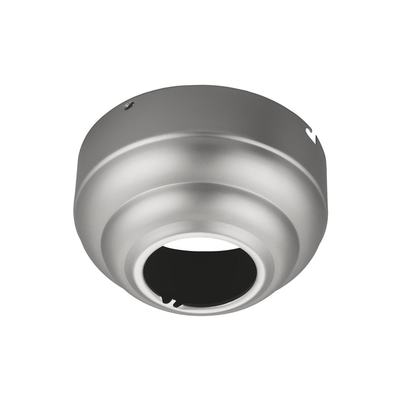 Slope Ceiling Adapter from the Universal Collection in Satin Nickel Finish by Visual Comfort Fan