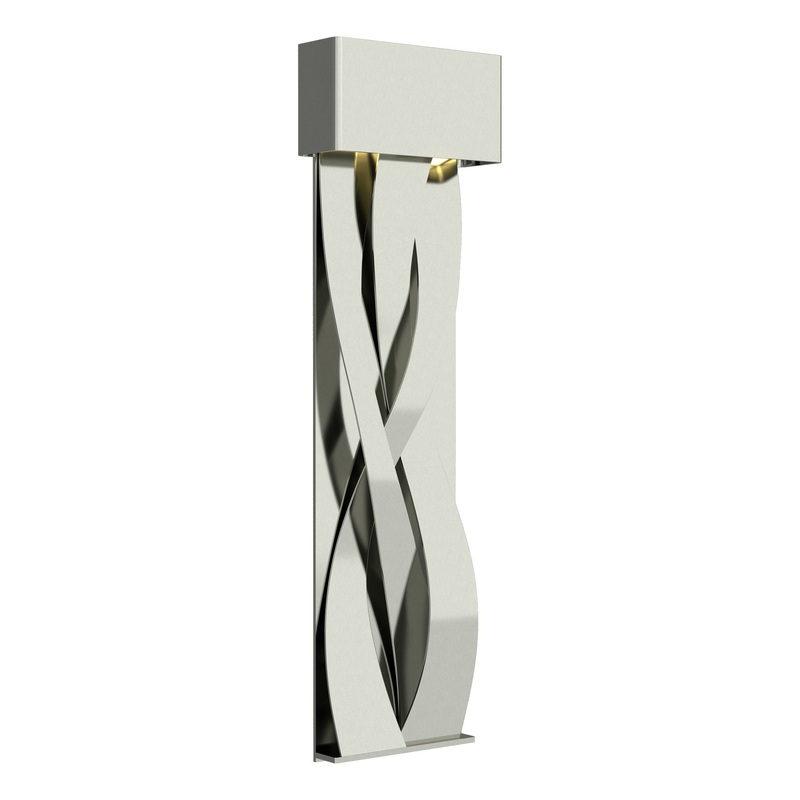 Tress Large LED Sconce Sterling Sterling