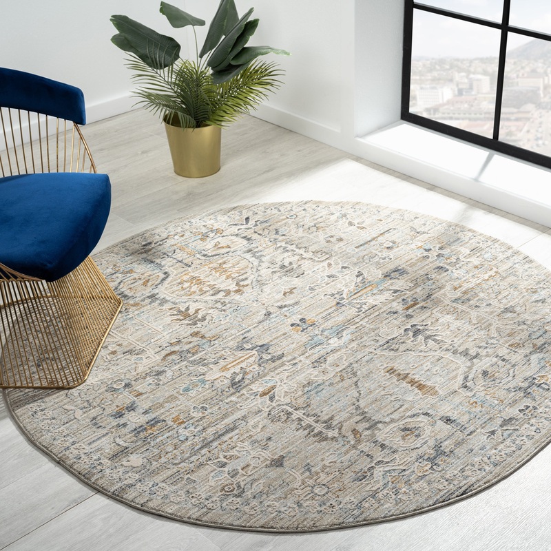 Aubre Contemporary Area Rug – Taupe – 160×240