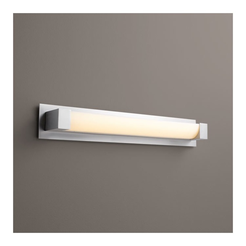 Balance Single-Light 29″ Bathroom Vanity Fixture – Satin Nickel