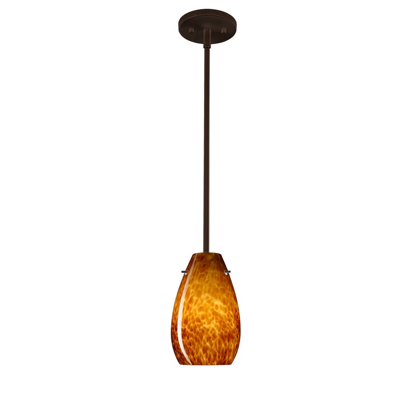 Besa 1TT-412618-LED-BR Pera One Light Pendant Bronze