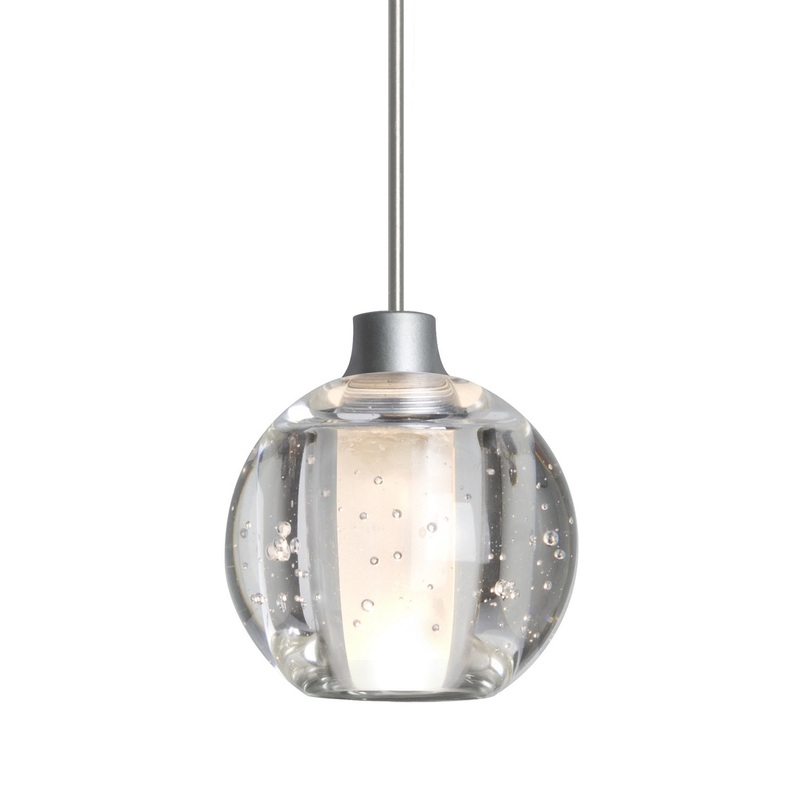 Besa XP-BOCA5BB-SN Boca 5 One Light Pendant Satin Nickel