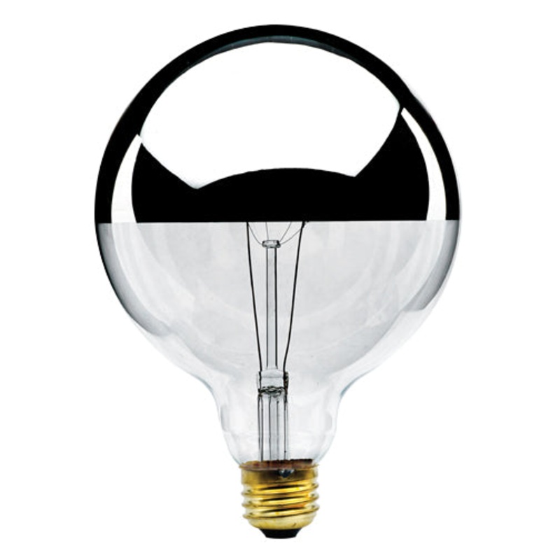 Bulbrite 712351 Half Light Bulb Half Mirror