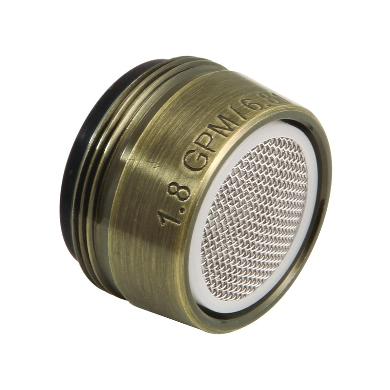 Cal Green Z18KBSA953 1.8 GPM Male Aerator, Antique Brass