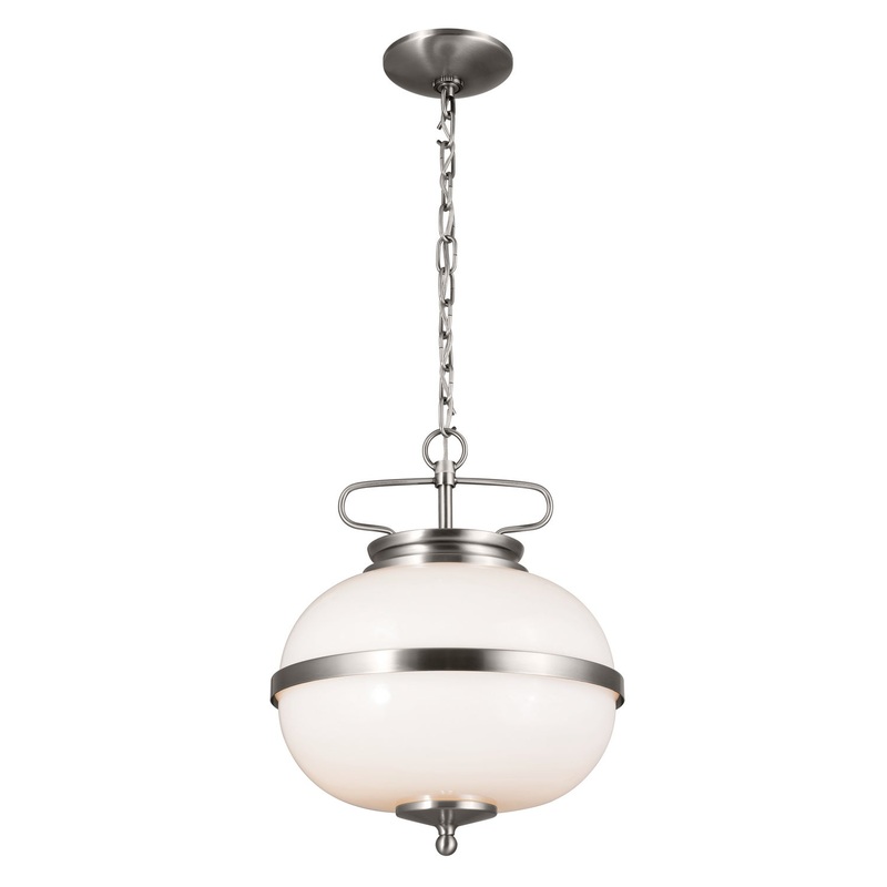 Kichler 52478CLP Two Light Pendant, Classic Pewter