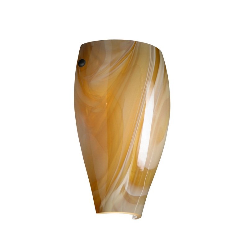 One Light Wall Sconce from the Chelsea Collection in Black Finish by Besa