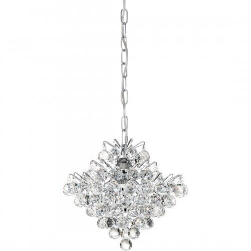 Quoizel BRX1512C Bordeaux Mini pendant polish chrome Flush Mount
