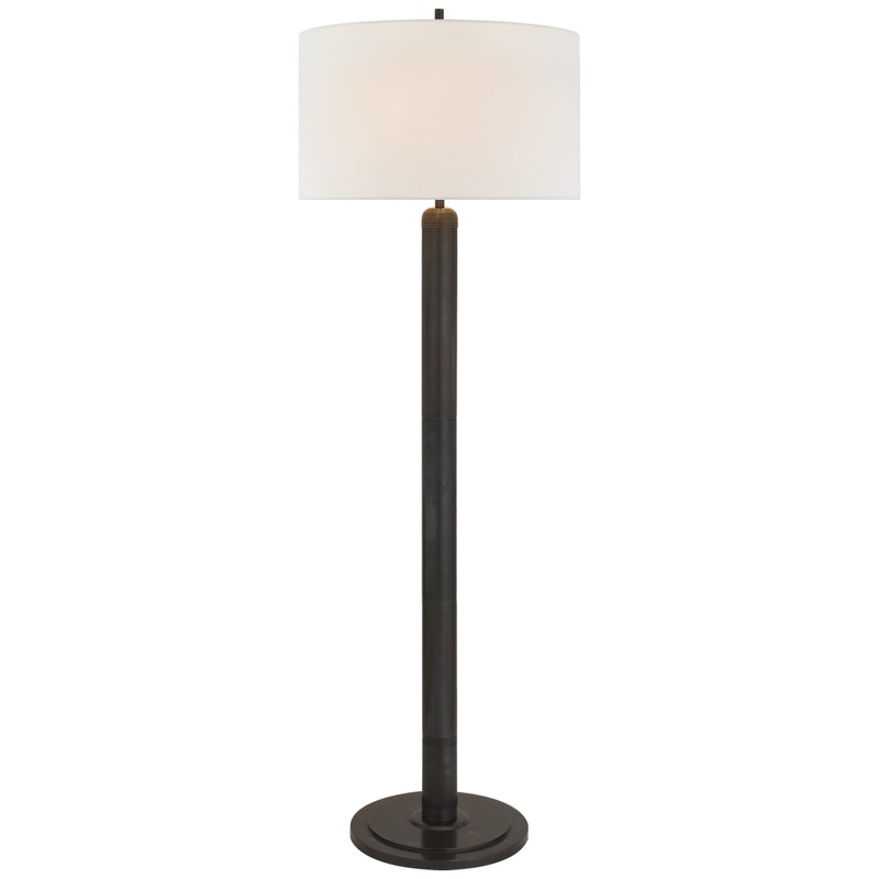 Two Light Floor Lamp from the Longacre Collection in Bronze Finish by Visual Comfort Signature