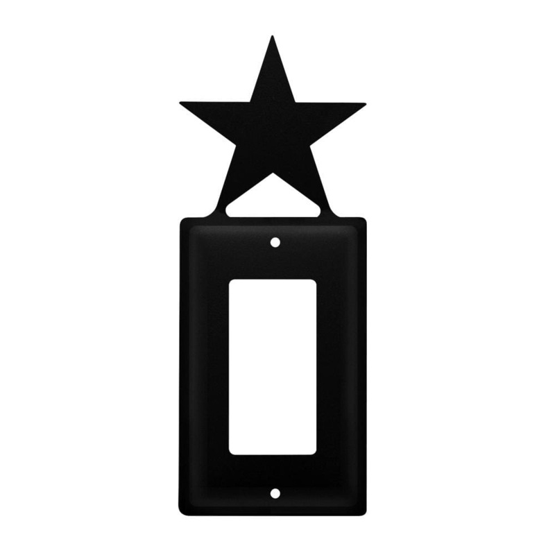 Village Wrought Iron EG-45 Single Star Single GFI Cover
