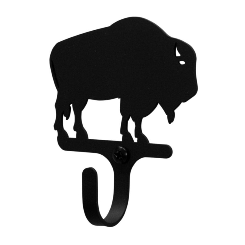Village Wrought Iron WH-186-S Buffalo Wall Hook Small