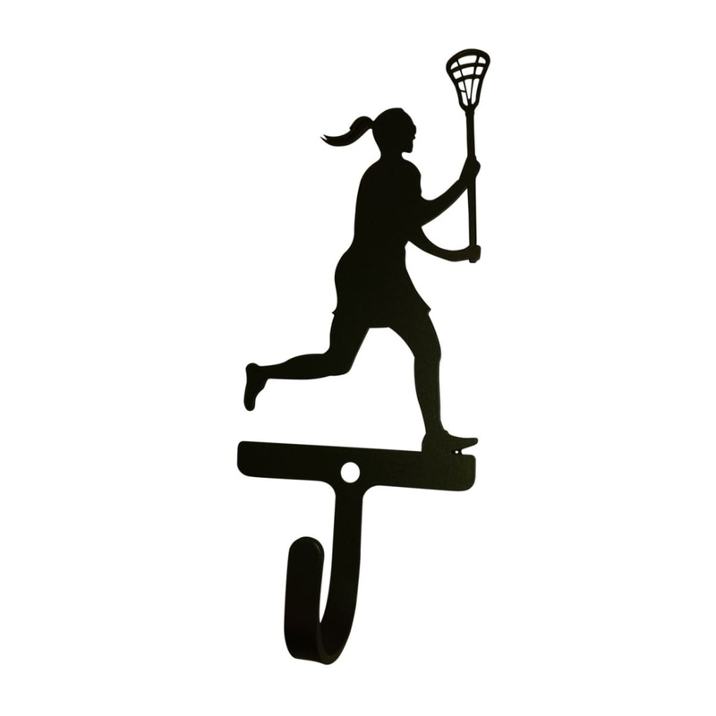 Village Wrought Iron WH-293-S Lacross Woman’s Girl Wall Hook Small