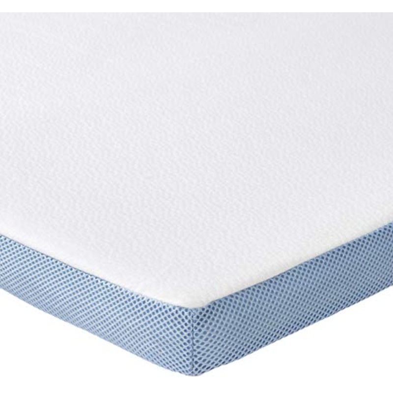 Amazon Basics – Coprimaterasso 2 stagioni in schiuma, 160 x 190 cm