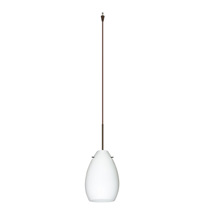 Besa XP-171307-BR Pera One Light Pendant Bronze