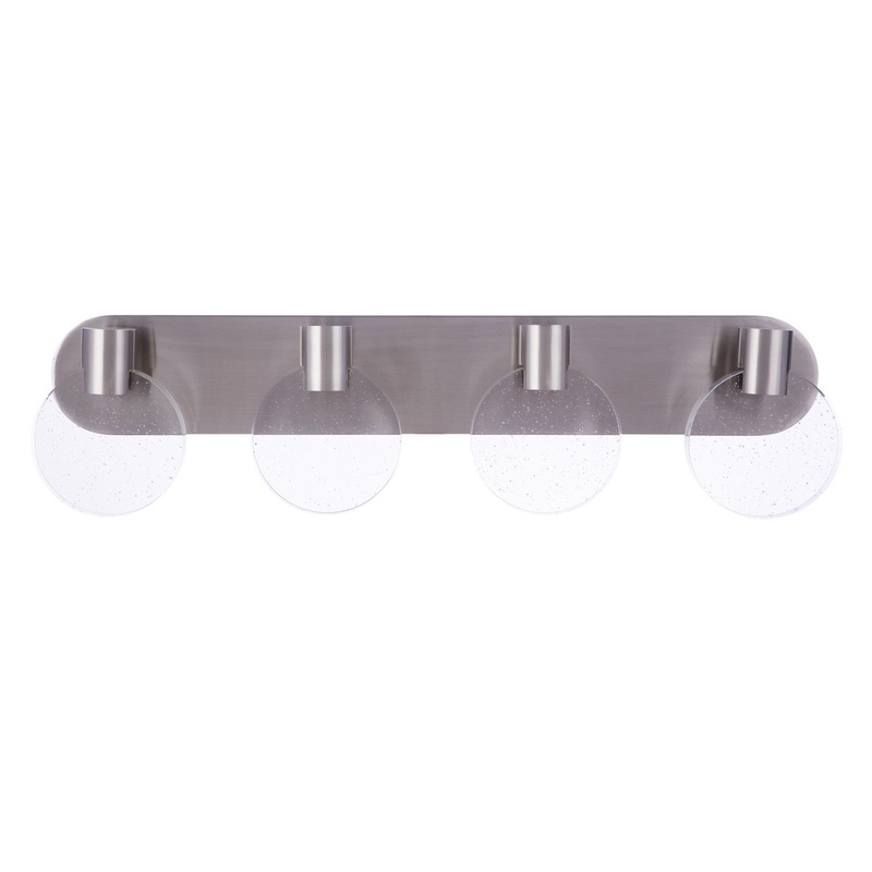 Craftmade 15130BNK-LED Glisten LED Vanity Brushed Polished Nickel