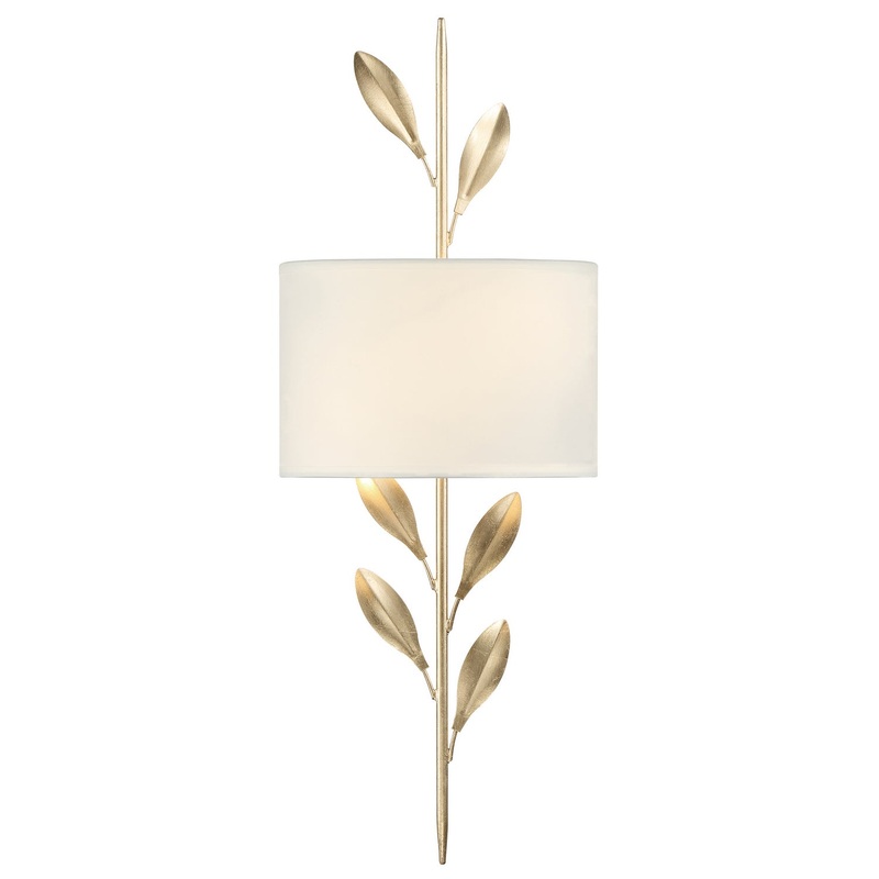 Crystorama 501-GA Broche Two Light Wall Sconce Antique Gold