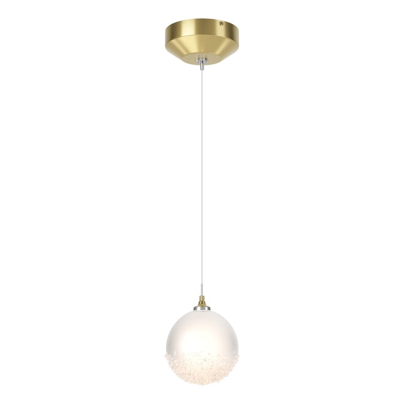 Fritz Globe 1-Light Mini Pendant Modern Brass