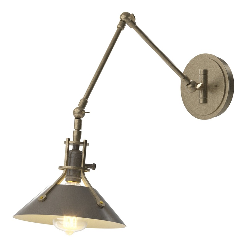 Henry Sconce Soft Gold Dark Smoke