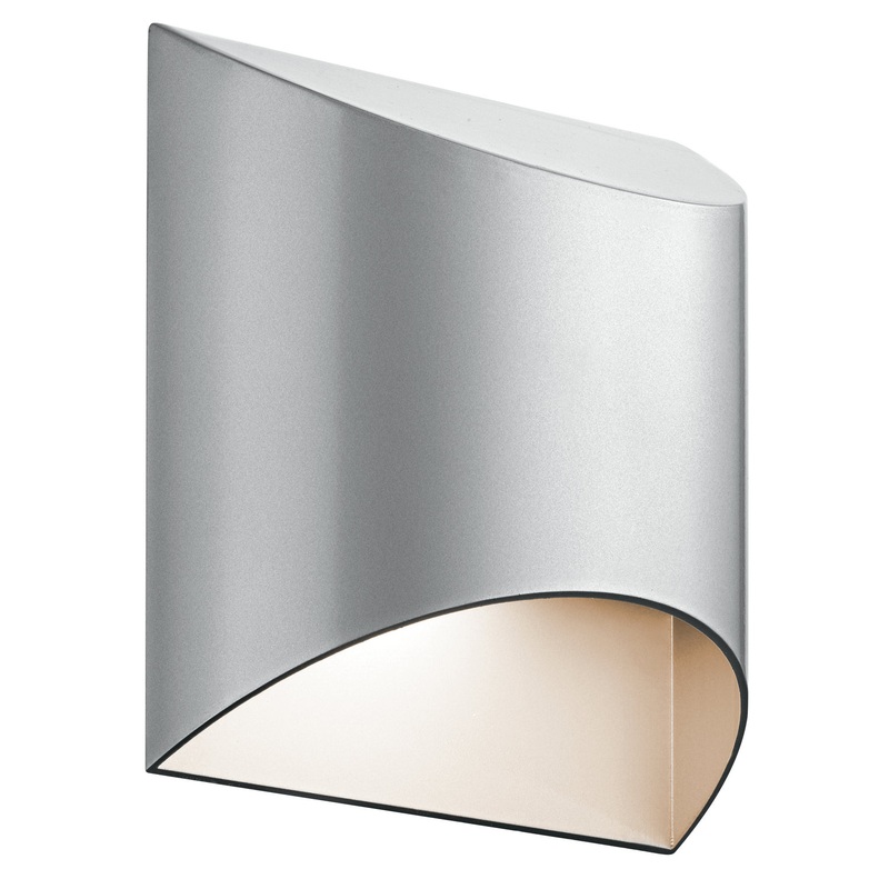 Kichler 49278PLLED LED Outdoor Wall Mount, Platinum